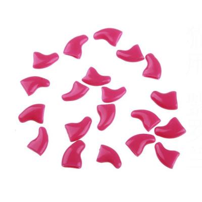 China Hot Selling Cat Nail Cover 20Pcs/Set Hot Selling Viable Glue Silicone Soft Protector High Quality Cat Paw Pet Nail for sale