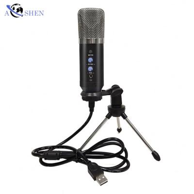 China USB Microphone Gold Supplier Broadcasting Dslr Omnidirectional Condenser Microphone for sale