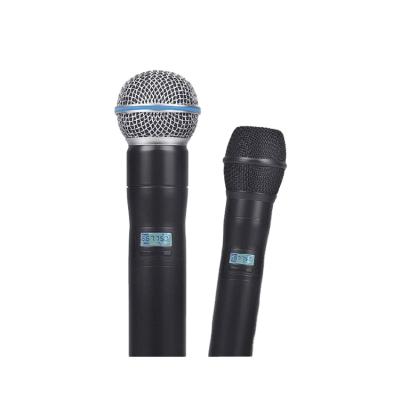 China Professional Handheld Conference System 2 Channel Wireless Microphone Conference System For Singing Meeting Teaching for sale