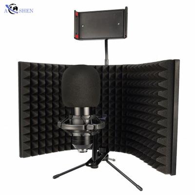 China Wholesale Livestream Vocal Microphone Recording Soundproofing Acoustic Foam Panel Windscreen Filter For Studio Recording for sale