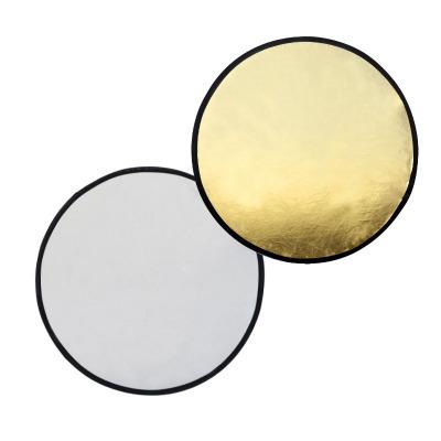 China Timelapse + 2 automatic return professionals in 1 flexible reflector times 110cm gold and silver panel photo background for sale