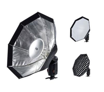 China Aluminum & Acrylic fibers wholesale professional multi folding AD-S7 softbox for AD360 Speedlite photography flash light for sale