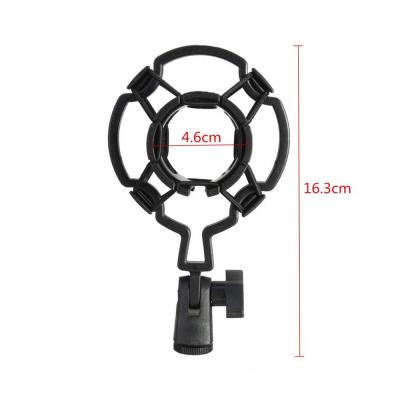 China 180 Degree OEM Factory Price Adjustable Condenser Microphone Mic Shock Mount For Microphone Stand Vibration Damper for sale