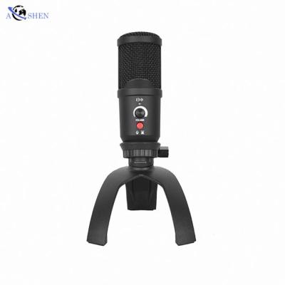 China Wholesale Professional Monitor Jack USB 800 Condenser Microphone with Tripod Desktop Stand for Recording for sale