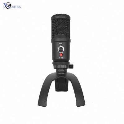 China Wholesale Professional Stereo Monitor Jack USB Condenser Microphone Set with Tripod Desktop Stand for Recording for sale