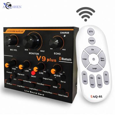 China For YouTube Studio Podcast Livestream Show Recording Wholesale Livestream Recording Audio Interface Sound Card Mixer YouTube Show Recording for sale