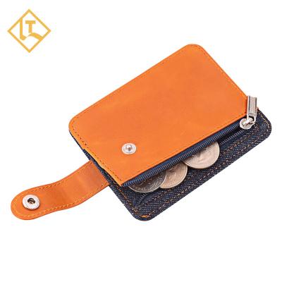 China Normcore/Minimalist Ultra Thin Rfid Blocking Custom Leather Men's Credit Card Holder Card Holder Wallet for sale