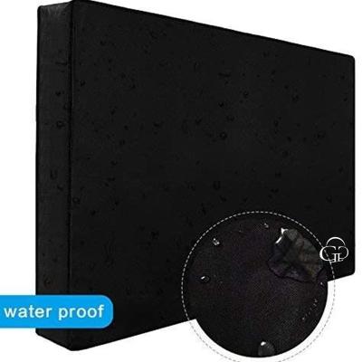 China Factory Wholesale Outdoor Black Bag Outdoor Anti-UV/Rainproof/Dustproof/Breathable PE Nano Liquid Cover TV Screen Protector Furniture Cover for sale