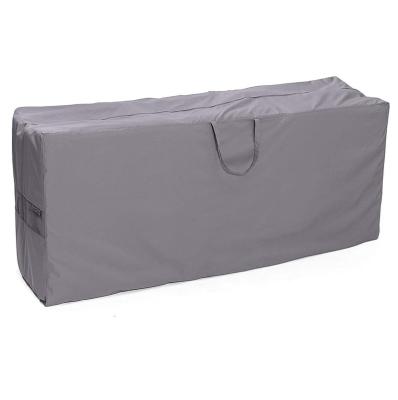 China Sustainable Patio Furniture Storage Bag Waterproof For Reusing Outdoor Patio Seat Pads Carry Handbag With Handle for sale