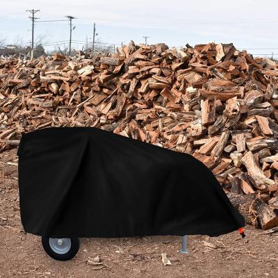 China Anti-UV/Fire/Resistant Waterproof Rainproof/Dustproof/Breathable Black 600D Storage Cover Log Splitter Cover For Outdoor Machinery for sale