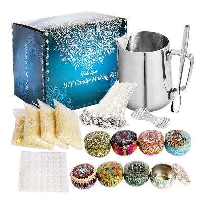 China Good Quality Decration Soy Candle Wick DIY Cups Kit Home DIY Candle Soy Wick Kit for sale