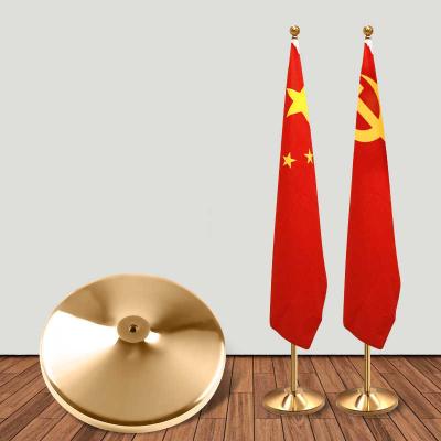 China FLYING gold or sliver indoor aluminum flagpole for sale