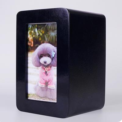 China Viable Wooden Photo Frame Pet Urn Keepsake Keepsake Urn for sale