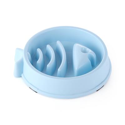 China New Non-automatic Durable Plastic Pet Feeding Dog Food Slow Round Non-Slippery Non-Slippery Healthy No Suffocation To Swell Stop Interactive Puzzle for sale