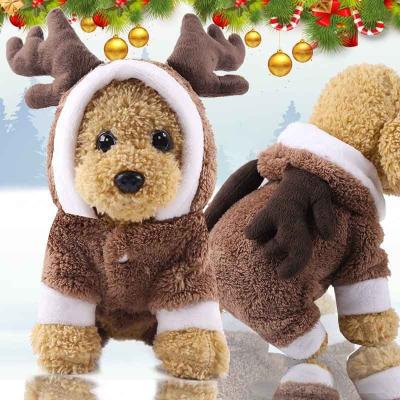 China Easy Price Christmas Pet Cheap Winter Dog Costume Warm Clothes For Pets for sale