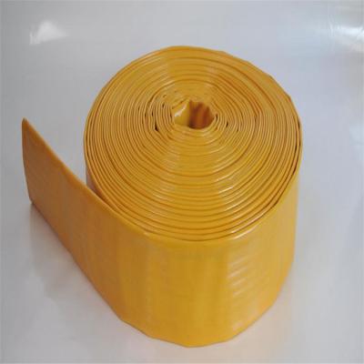 China 6 inch PVC Layflat Discharge Flexible Irrigation Hose for sale