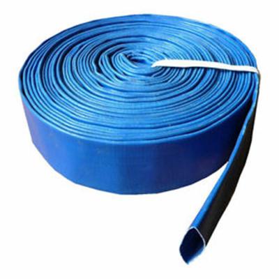 China Cheaper blue pvc layflat hose pvc discharge hose water discharge hose for sale