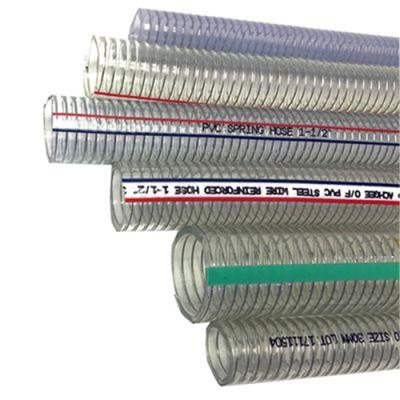 China pvc steel wire suction hose for machinery/ 1 1/2