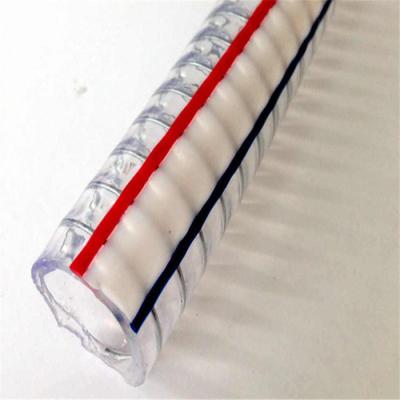 China high intensity coated steel wire reinforced PVC vacuum cleaner hose for sale