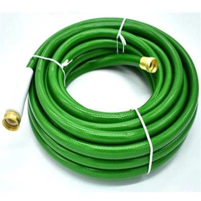 China brass connector cloth pvc silicone natural double latex garden hose for sale