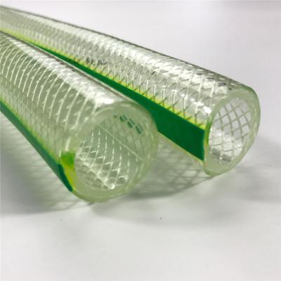 China Transparent Braided Hose/PVC Braided Hose Pipe/Plastic Fiber Hose Factory Offer PVC Three Poly Two Thread Hose for sale