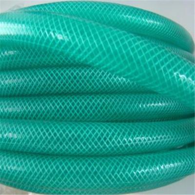 China PVC Plastic Flexible Fiber Reinforced Braided Water Irrigation Agriculture Pipe Garden Hose for sale