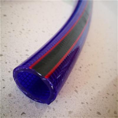 China customize logo braid weather resistance vinyl textile fiber reinforced pvc hose for sale