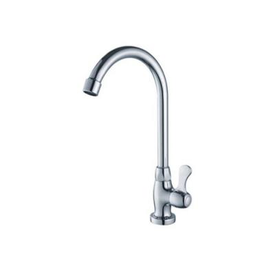 China Modern Kitchen Dishes Conventional Single Cold Dish Basin Wash Faucet for sale