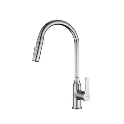 China Universal Pull Out Hot And Cold Kitchen Metered Tap Faucets Telescopic Splashproof Faucet for sale