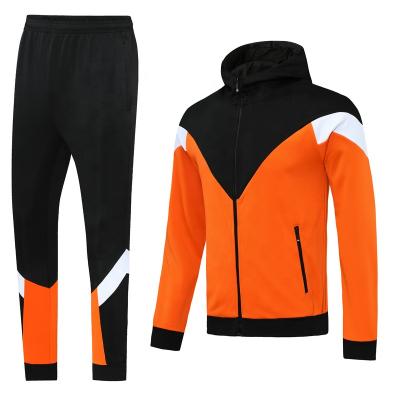 China OEM Quick Dry Mens Polyester Gym Tracksuits Fitted Sports Adult Tracksuit Soccer Oversized Tracksuit for sale