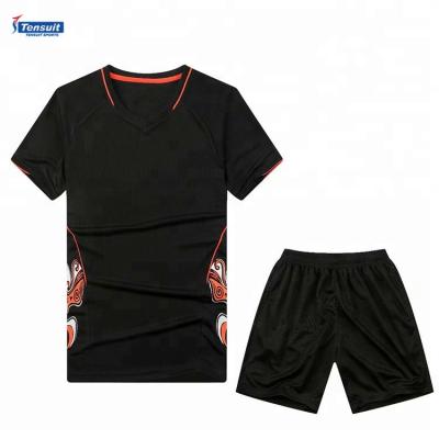 China Custom Blank Sets Sublimation Polyester Football Uniforms Soccer Jerseys Set For Club League Teams for sale