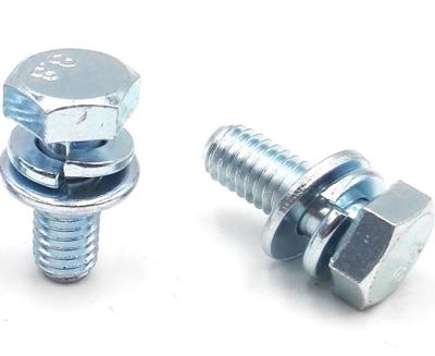 China High tensile steel hex sems head screw for sale