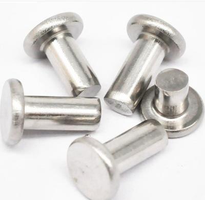 China Solid Stainless Steel Round Head Stainless Steel Rivets for sale