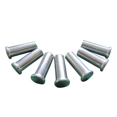 China Flat Product White Galvanized Steel Solid Head Rivet for sale