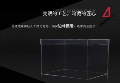 China Antibacterial Acrylic Shoe Display Case Container Store Acrylic Display Boxes for sale