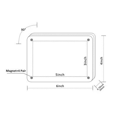 China Clear Acrylic Photo Frame With Round Corner for sale