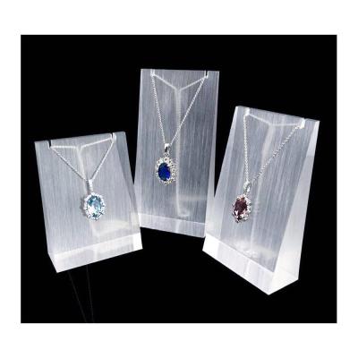 China Shatter Resistant Acrylic Necklace Display Stands for sale