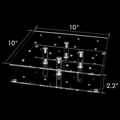 China Leather Plexiglass / Perspex Acrylic Belt Display Plastic Rack For Men for sale