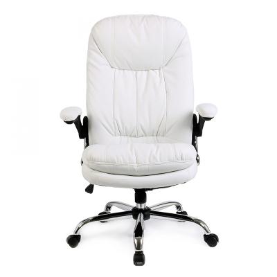 China Factory direct sales (height) adjustable used white PU leather chair office furniture for sale for sale