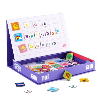 China DIY Toy TOI Magnetic Box-Letter Toy Paper Color Box Material Packaging for Kids 3+ for sale