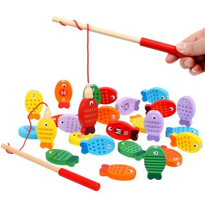 China Apperance Toy Fun Fishing Games Toy Sets Cute Design High Quality Wooden Early Educational Children Toy For Children for sale