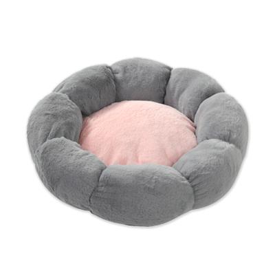 China Breathable Pet Supplies Flower Donut Pet Heating Beds Around Small Cat Dog Cushion Mat Large Pet Beds for sale