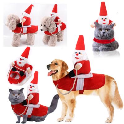 China Sustainable Hot Sales Christmas Dog Clothes Winter Hoodie Coat Pet Clothes For Indoor Party for sale