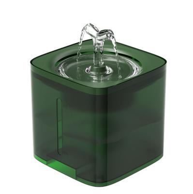 China Automatic Hot Selling Thermostatic Plastic Food Plastic 2L Automatic Touch Cat Water Fountain for sale