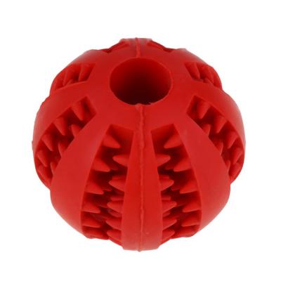 China China Eco-fridendly Sustainable Toys Chew Dog Toothbrush Pet Ball With Leak Food for sale