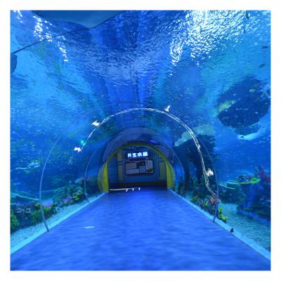 China Sustainable Acrylic sheet for aquarium tunnel customized fish aquarium acrylic fish tank price for sale