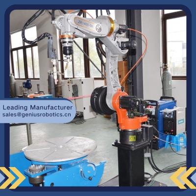 China Laser Seam Tracking MIG Welding Robot For Rubbish Bin for sale