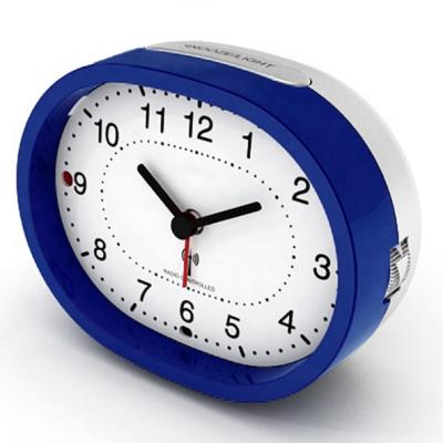 China Radio File DCF/MSF Oval Radio Controlled Alarm Clock For Home Decoration for sale