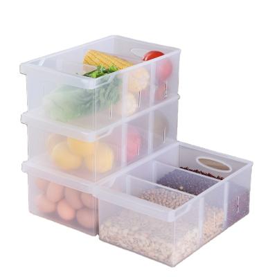 China Kitchen Viable Vegetables Fruits Dessert Sauces Spices Fridge Storage Boxes Food Containers Food Storage Box for sale