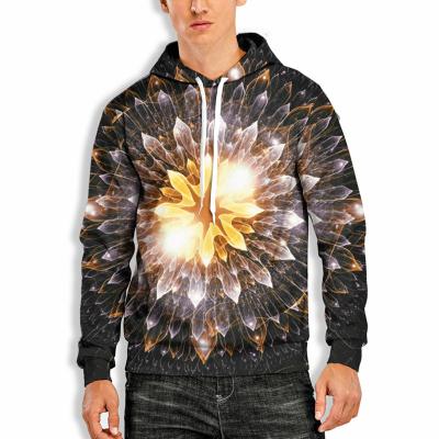 China Anti-pilling 2022 3D Digital Printing New Oversized Plain Pullover Hoodies Men Pullover Hoodie for sale